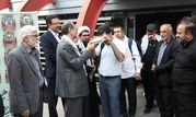 بدرقه اولین گروه از خادمین الحسین شهرداری منطقه۲ به پایانه مرزی زرباطیه عراق 

