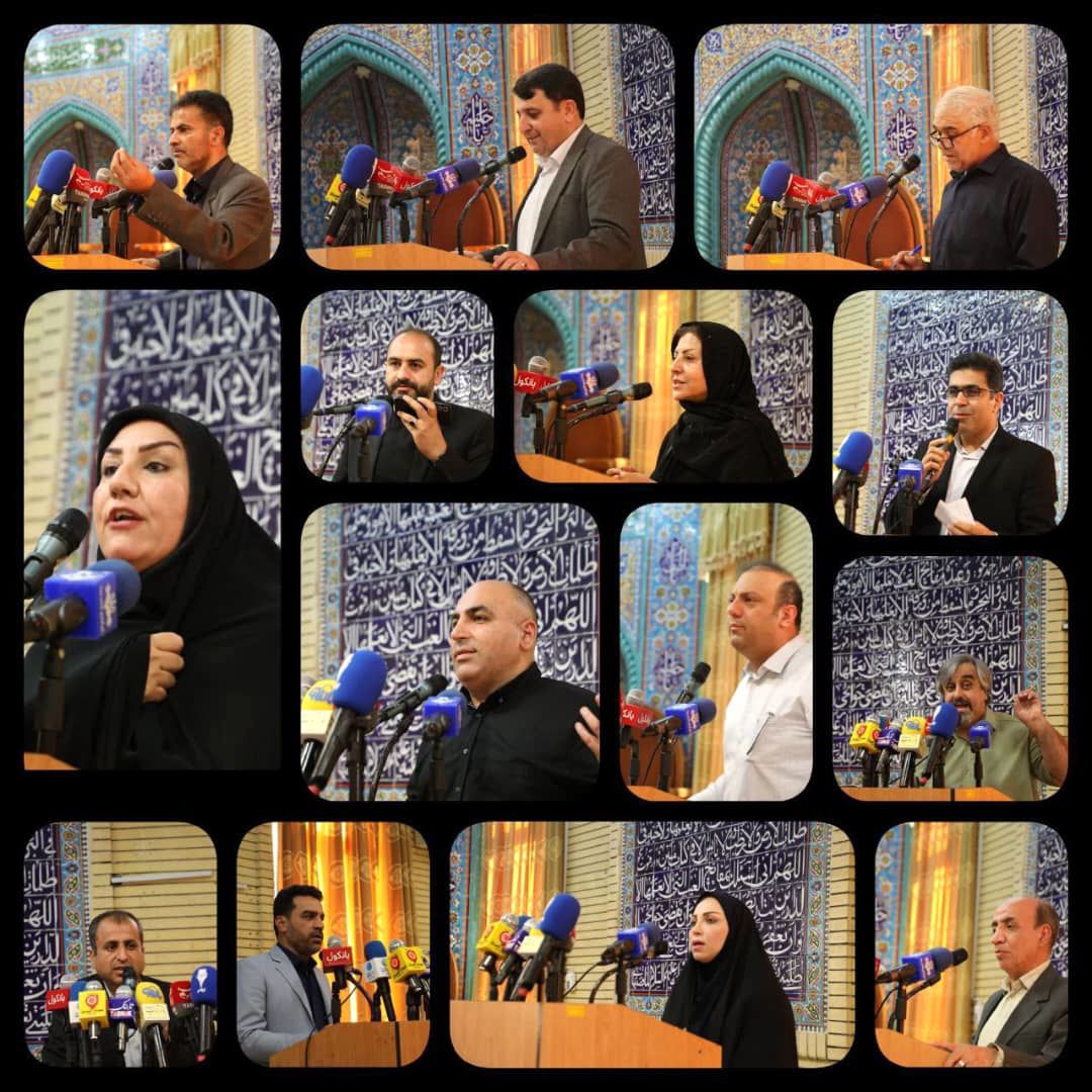 مطالبه گری خبر نگاران در محضر نمایده ولی فقیه