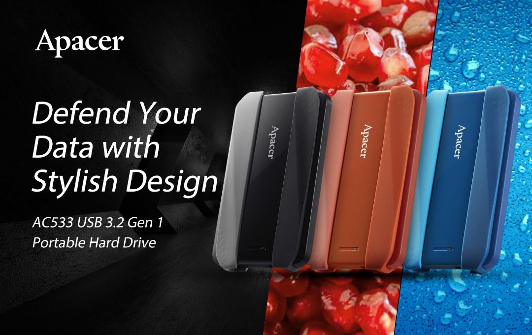 شرکت Apacer هارد AC533 USB 3.2 Gen 1 را معرفی کرد