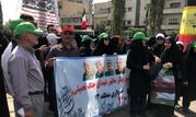 پردیس فرهنگی منطقه۱۳ در مراسم تشییع شهدای اقتدار برپا شد