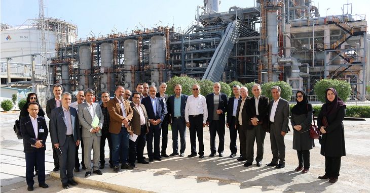 بازدید مدیران پژوهشگاه صنعت نفت از شرکت پتروشیمی پارس
