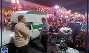 استقرارنیروی پسماند و معبربان در میدان امام(ره) منطقه ۱۲