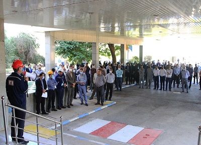 برگزاری تمرین واکنش در شرایط اضطراری توسط HSE مناطق نفت خیز جنوب
