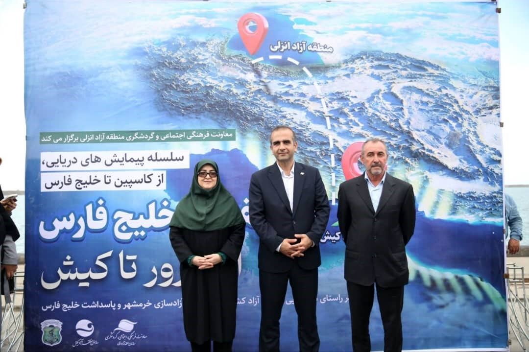رویداد ملی «سفیران خلیج‌فارس» با مشارکت پیشکسوت گیلانی قایقرانی و پاروزنی از فارور تا کیش

