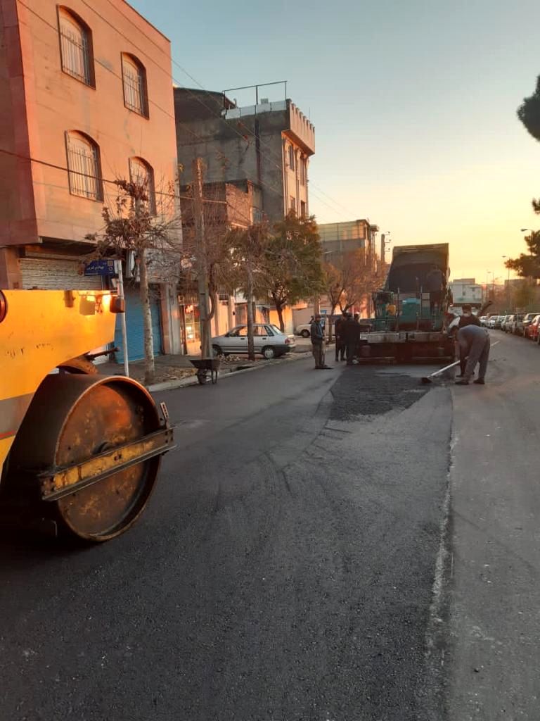 مناسب سازی 3000 متر مربع از معابر شمال شرق تهران در طرح نگهداشت شهر