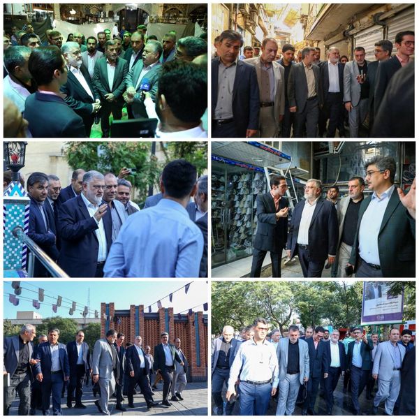 ایمنی و ساماندهی بازار بزرگ تهران در رصد بازدید میدانی مدیران ارشد شهری