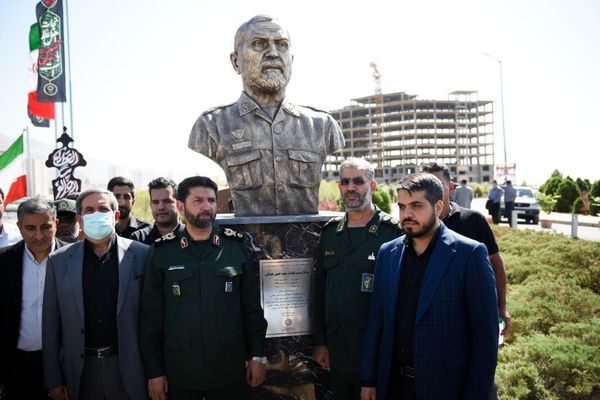 سردیس شهید پرافتخار حسینی «شهید همدانی» رونمایی شد